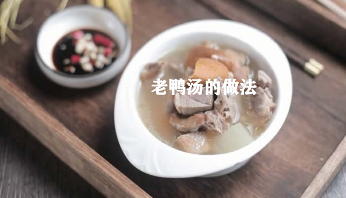 肉酥烂鲜醇，让人吃了不腻的老鸭汤的做法大全