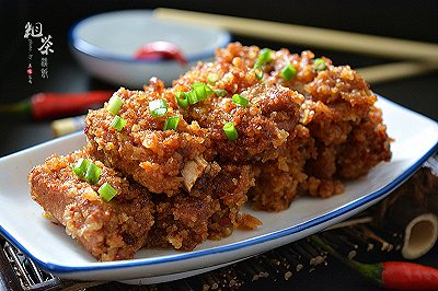 酥烂脱骨，口感特别好的粉蒸排骨做法步骤