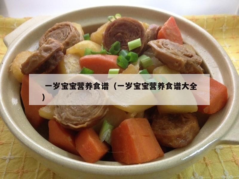  一岁宝宝营养食谱（一岁宝宝营养食谱大全）