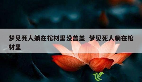 梦见死人躺在棺材里没盖盖_梦见死人躺在棺材里